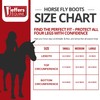 Jeffers Romper Stomper Fly Boots for Horses - Grey, Small