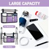 WEEOATAR Wheelchair Side Bags Storage Pouch with Cup Holder, Water-Resistant,