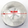TDR 65.5mm Piston Kit with Rings, Wrist Pin, and Clips