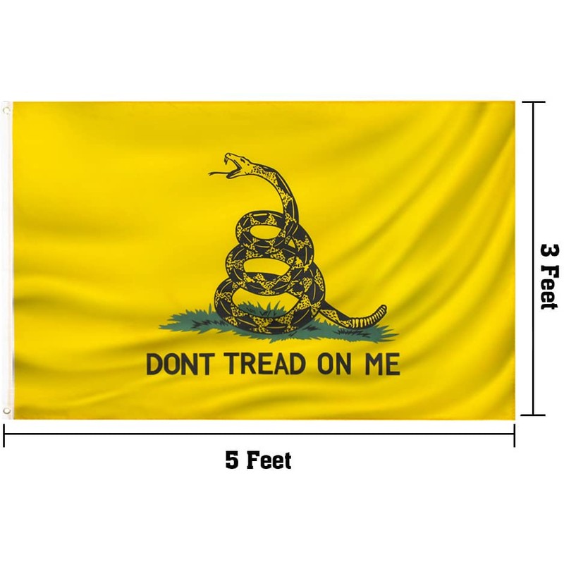 DONT TREAD ON ME FLAG 3x5 FT Polyester USA gadsden