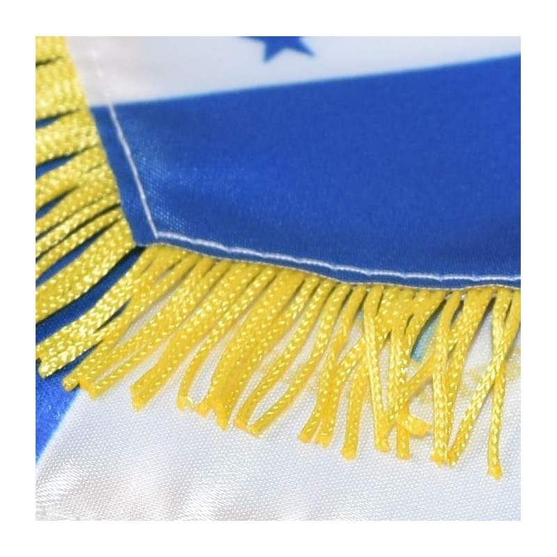 Honduras Hanging Flag with Suction Cup Double Sided Mini 4x6