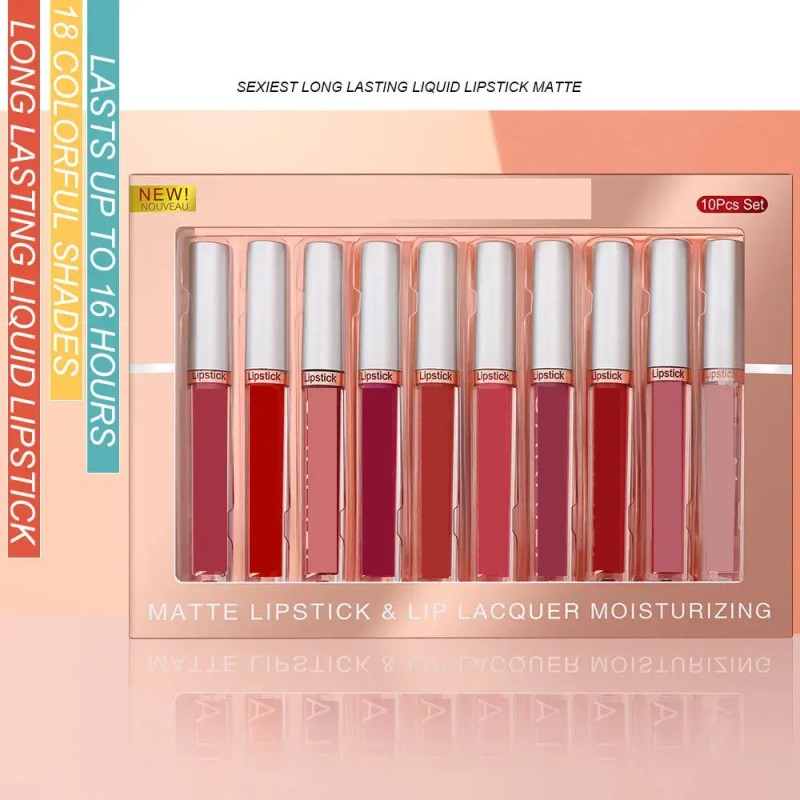 Cakaila Brillo De Labios Color Nude, 10unidades, Pintalabios