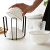 MINGFANITY Dinnerware Bowl Plate Holder Fit for 6.5 Inches Diameters