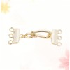 jojofuny 3 Strand Copper Plating Clasps for DIY Jewelry Making