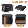 DocSafe File Box Fireproof File Storage Organizer with Lid,Collapsible Document