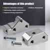 RYANSTAR RACING Billet Aluminum Knock Sensor Relocation Brackets Compatible with