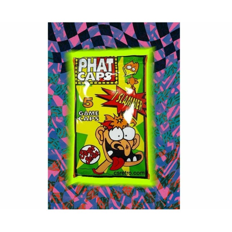 PHATCAPS 1995 Phat Caps Pogs Milk Caps SLAMMER Tazos Trading