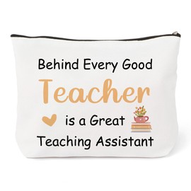 Best Teacher Gifts,Best Teacher Thank You Gift,Thankyou Teachers Presents,Gift for Teachers Female,Teacher Assistant Present,End of Year Teacher Present,Makeup Bag for Teacher Birthday