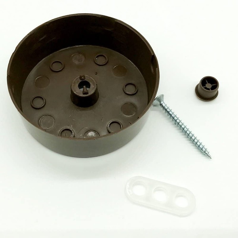 Distribution Box Gold Plastic with Accessories Diameter 73 x 24