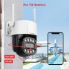 BOAVISION 5MP Outdoor Security Camera, 4G LTE WiFi RJ45 PTZ