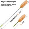4 Pack Washable Electrostatic Duster, Extendable Pole 25" to 55",