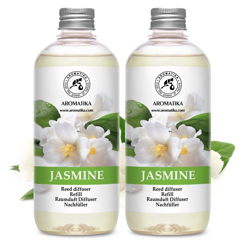 Reed Diffuser Refill With Jasmine Essential Oil 34 Fl Oz