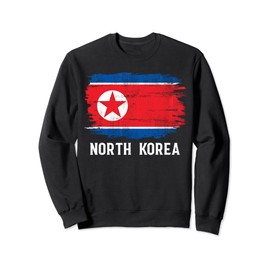 Vintage North Korea Flag Gift Sweatshirt