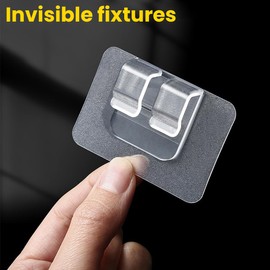 Adunsiaoto 30 Pcs Cars Floor Mat Buckle Antiskid Pad Fastener, Universal Anti-Slip Car Mat Clips, Black Dual Car Mat Retainer Carpet Layer Retainer Clamps Holders, Car Mats Holders, Universal