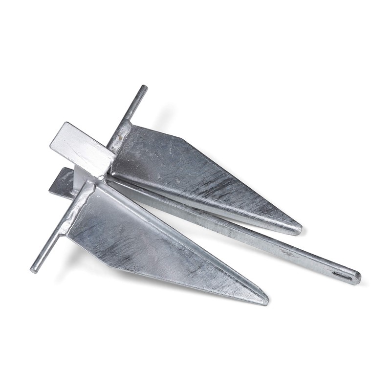 Lewmar Galvanized Steel Fluke Anchor 8 lbs., for Boats up
