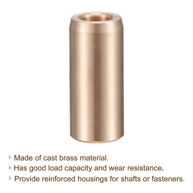 sourcing map Sleeve Bearings 6mm Bore 10mm OD 25mm Length
