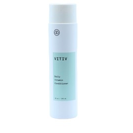 VITIV Daily Vitamin Conditioner 10oz - Deep Hydration for Healthier Hair Body & Shine - Made with Natural Ingredients - Contains Biotin - No silicones - No Parabans - No Residue - Color & Keratin Safe - For All Hair Types - Men, Women and Children