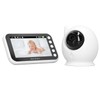 Baby Monitor 360 Degree Rotation 4.3inch LCD Screen 8 Lullabies
