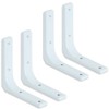 TKY Shelf Bracket Wall Mount Angle Shelf Support Shelf DIY