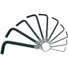 TRUSCO GR10-11638 Ring Type Hex Key Set, Set of 10,