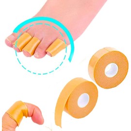 Mcvcoyh Schutz Blasenpflaster, Schaum Blasenpflaster Plaster Tape for Feet Fersen-Griffband Fußpflege-Sticker, 2 Rollen x 5,5 m Wasserdicht