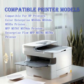 w2121a/212a Toner cartridges Compatible for HP m554 Toner M555dn Laser Toner MFP M578dn/f/c/z/x Toner Ink Cartridge 212a (Cyan) Color Toner