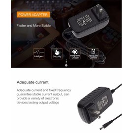 DKKPIA AC Adapter for Omron HEM-907 HEM-907XL Pro Blood Pressure Monitor Power Supply