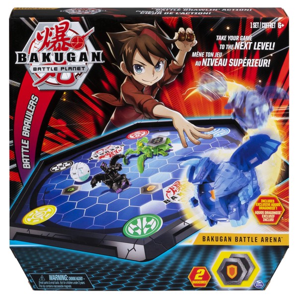 Bakugan Battle Arena, Game Board for Bakugan Collectibles, for Ages 6 and Up (Edition May Vary)