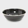Hi-Gear Enamel Bowl, Black, One Size