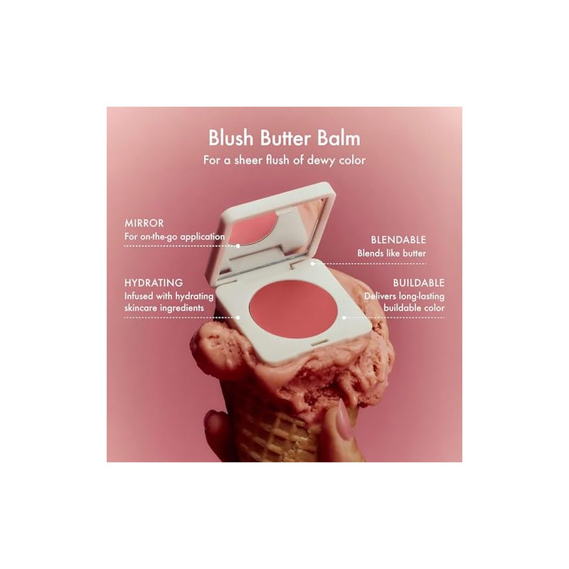 Summer Fridays Blush Butter Balm Soft Strawberry Fresa Suave