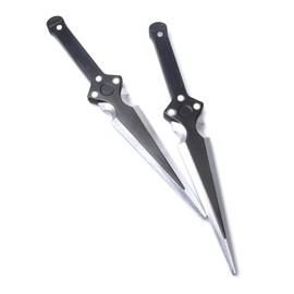 DAYSTART 14" Solid Foam Training Daggers for Martial Arts Practice, Short Fake Sword Props for Costume Party Props, 2 Pack