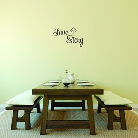 Love Story Laundry Soap Washer Dryer Clean Shorts Pant Sock Shoes Tooth Paste Grandchildren Surprises Girl Boy Bedroom Wall Decal Sticker - Size: 18 Inch x 26 Inch