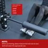 Single Leg Squat Roller for Squat Rack,Extended Length Leg Press