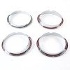 MODY 4PCS ABS Chrome Rear Tail Light Lamp Trim Frame