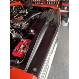 Moo'sautoparts 1969-72 Radiator Filler Panels Fits Chevy/GMC C10 Smooth Steel 3-Piece Kit New