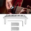 Guitar Bridge,Guitar Bridge Threaded Saddle Bridge Electric Guitar Accessories Parts