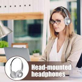 Music Listening Headset | Noise Canceling Wireless Headphones | Audio Entertainment Earphones, Comfortable Retro Design for Women Men Adults Teens All-Day Use