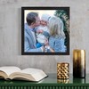 Poster Palooza 24x14 Frame Black Solid Wood Picture Frame -