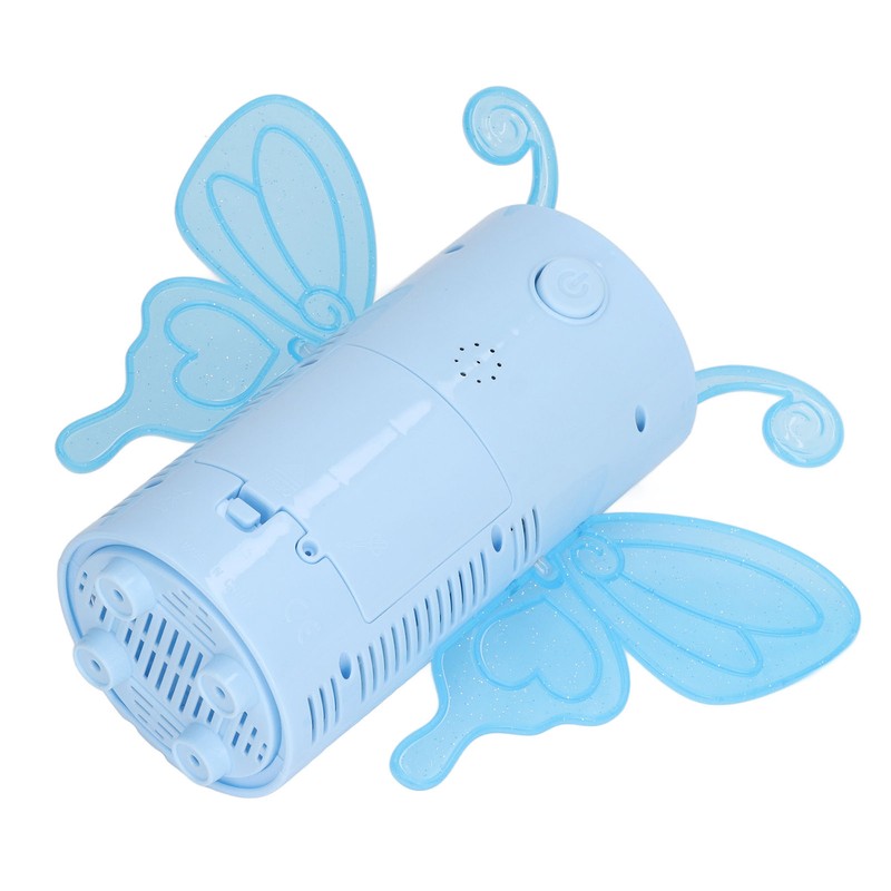 Electric Bubble Machine Automatic Multi Holes Butterfly Shape Portable Lightweight