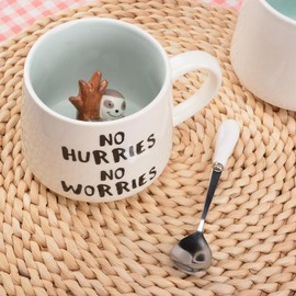 Nette Sloth Kaffee Tassen, Kawaii Tasse,Geschenke für Frauen,3D Tier Morgen Tasse,Nette Stuff,Coole Tassen,Weihnachten Geburtstag Geschenke für Mädchen Kinder Männer Mutti Lehrerin (Sloth)