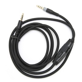 Greensen Cable De Auriculares con Control De Volumen para, Cable Audífonos Hyper X Alambre De Cobre Ofc, Alta Calidad De Sonido, Cable para Hyper X Pc Compatible con Juegos Y Música