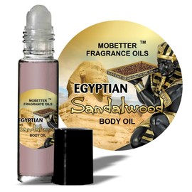 MOBETTER FRAGRANCE OILS Egyptian Sandalwood Fragrance Body Oil 1/3 oz roll on Glass Bottle