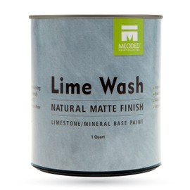 Meoded Paint & Plaster | Lime Wash | Lime Paint | Natural Matte Finish | Interior & Exterior | Black Color