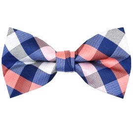 OCIA Pajarita ajustable con diseño divertido para hombre, preatada para fiestas navideñas, Floral, Talla única