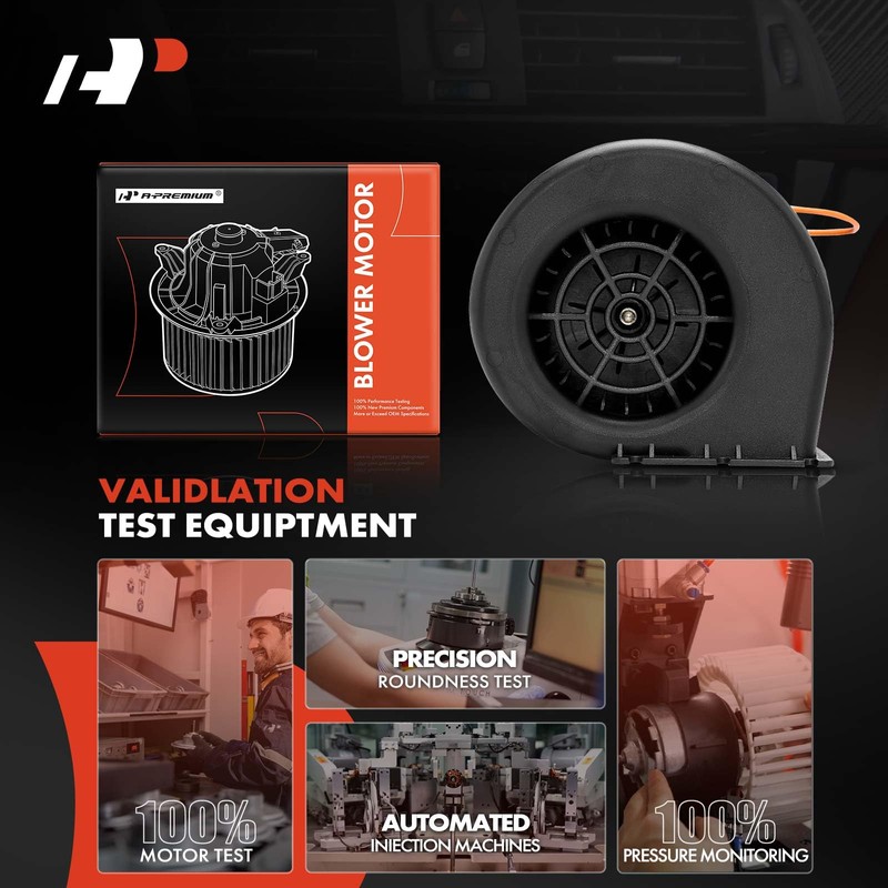 A-Premium HVAC Heater Blower Motor with Fan Cage 12V Replacement