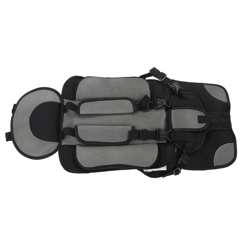 Children Safety Seat Simple Car Portable Seat Foldable Adjustable Strap