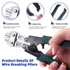 Glarks 3Pcs Bolt Cutter and Cable Cutter Pliers Set, Heavy