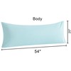 NTBAY Cotton Body Pillowcase - Envelope Closure 20x54 Pillowcase, Breathable