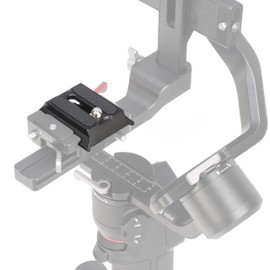 Hersmay Upper Quick Release Plate for DJI Ronin RS2 RS3 Pro RS Series Compatible with Manfrotto Arca Swiss Standard