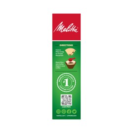 Melitta 4 Cone Coffee Filters, Bamboo, 80 Count (Pack of 6) 480 Total Filters Count - Packaging May Vary